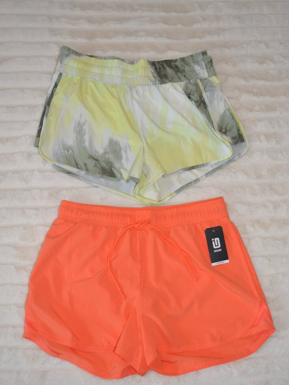 LOT of 2 athletic Workout shorts Women's Large Ideology & DSG elastic waist NEW